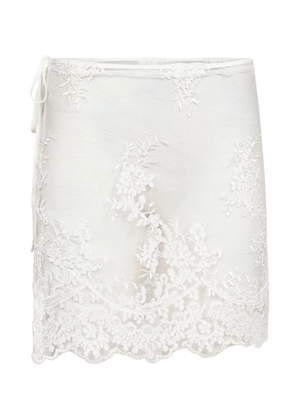Tenley lace apron Jet Stream Copenhagen Muse 